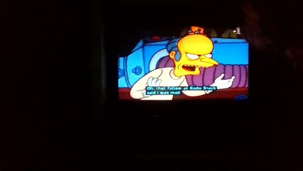 The Simpsons: Mr Burns made a Robot to life from Homers Brain.