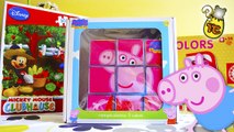 PEPPA PIG JIGSAW PUZZLE 3D GAME UNBOXING TOYS FOR KIDS | Toy Collector