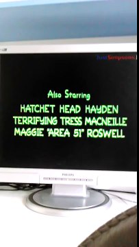 The Simpsons Treehouse Of Horror Vİ Ending Credits (1997).