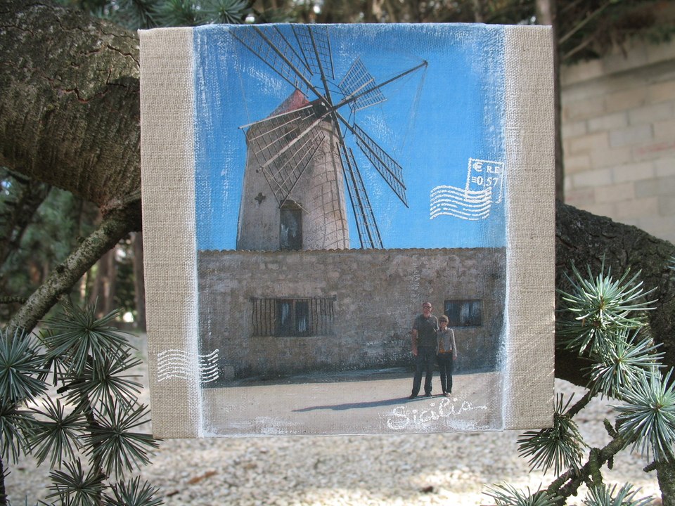 [ART-HOBBY]- Tuto - Résine de glaçage sur toile