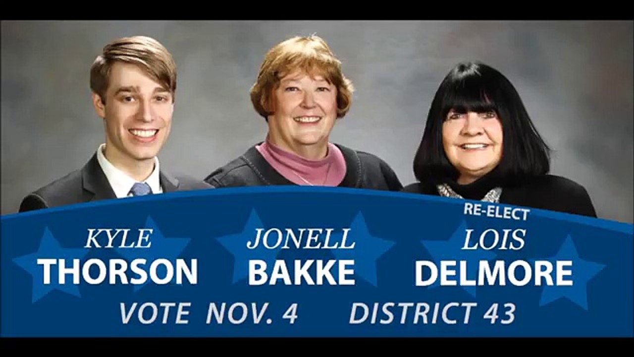 Bakke Thorson Delmore Election Nov 4