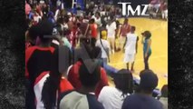 Lil Wayne -- Brawls with Ref Over Bad Calls ... In CHARITY Hoops Game