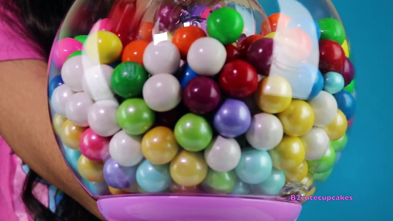 My Little Pony Gumball Machines+Double Bubble Gum|Gum Machine|B2cutecupcakes