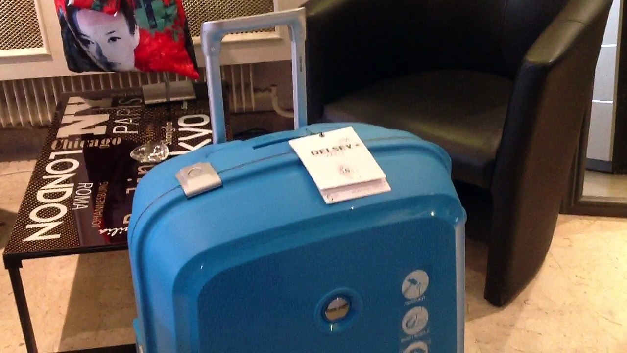 Valise trolley sans ZIP double roues BELFORT plus delsey chez S'Cale Boutik maroquinerie bagage 28 av auber nice ou www.scaleboutik.com