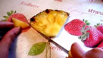 Бабочка из ананаса! Butterfly pineapple! Украшения из фруктов! Decoration of fruits!