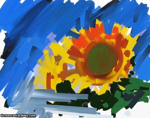 Sunflowers Digital painting