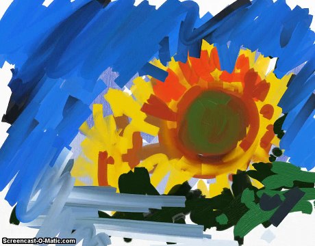 Sunflowers Digital painting