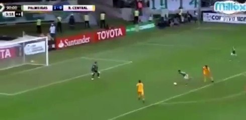 Скачать видео: Palmeiras 2 - 0 Rosario Central - Copa Libertadores 2016 - Los goles