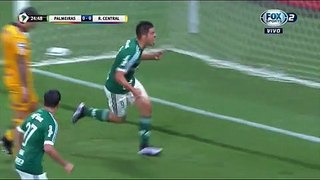 Libertadores 2016 / Palmeiras vs Rosario Central / Gol de Cristaldo