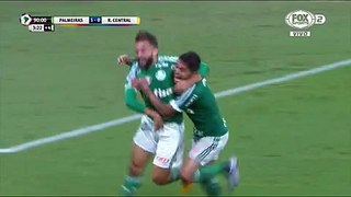 Libertadores 2016/ Palmeiras vs Rosario Central / Gol de Allione