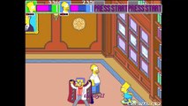 The Simpsons Arcade game - Stage 8 Springfield Nuclear Powerplant - Homer & Bart vs. Mr. Burns & fin