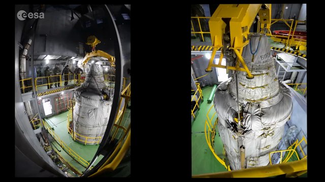 Timelapse de la préparation et du lancement d’un satellite climatique