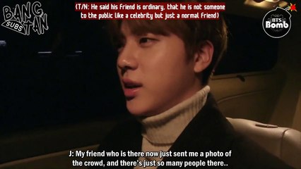 [ENG] 160304 BOMB: Movie 'Pure Love' VIP preview with Jin