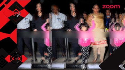 Aishwarya Rai bachchan with daughter Aradhya at the Mumbai airport  - Bollywood - #TMT