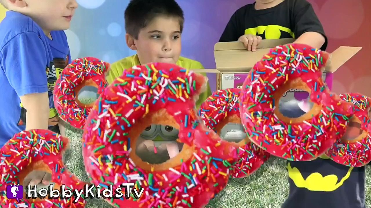 Worlds Biggest DOUGHNUT Surprise Egg! Homer Simpson + Top Popular Toys HobbyKidsTV