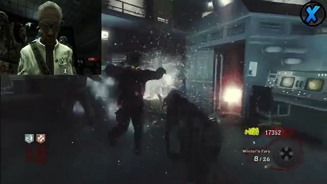 Black Ops 2 Zombies PENTAGON THIEF CONTROLS MOB OF THE DEAD ZOMBIES - UPRISING DLC EASTER EGG