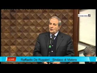 Matera - consiglio comunale 1 3 2016 Raffaello De Ruggieri