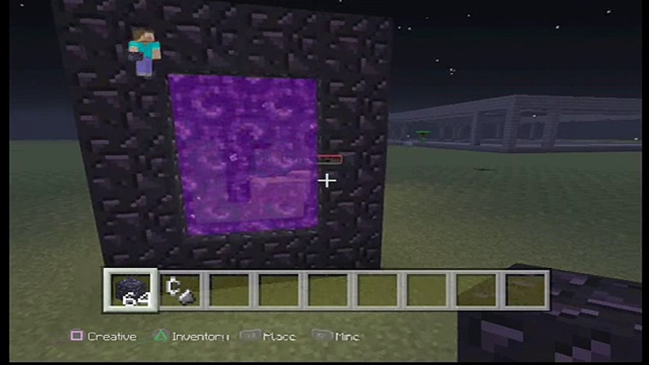 Minecraft PS3 Tutorial - How to Make a Nether Portal