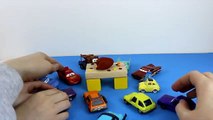Disney Pixar Cars Lightning McQueen Mater Luigi Guido & other Cars celebrate Thanksgiving!