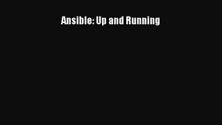 Download Ansible: Up and Running Ebook Free