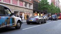 Aston Martin One 77 Loud Accelerations and Sounds in London