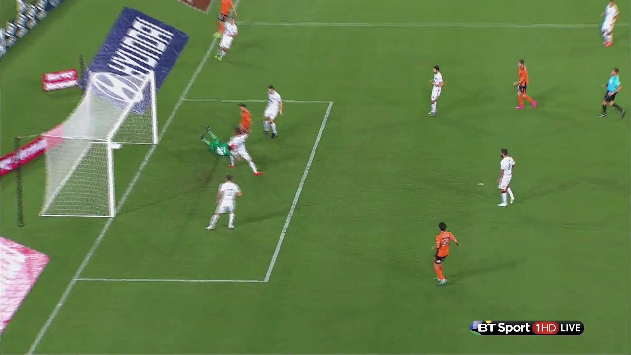 1-0 Jamie Maclaren Goal Australia  A-League  Regular Season - 04.03.2016, Brisbane Roar 1-0 WS Wanderers