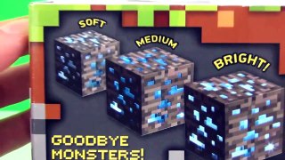 Minecraft Light-Up Diamond Ore Interactive Block Toy Review & Unboxing, ThinkGeek