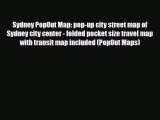 Download Sydney PopOut Map: pop-up city street map of Sydney city center - folded pocket size