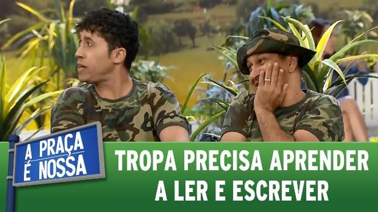 Tropa precisa aprender a ler e escrever