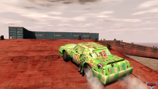 Chick Hicks Disney car Pixar Race Track v3 Airport by onegamesplus