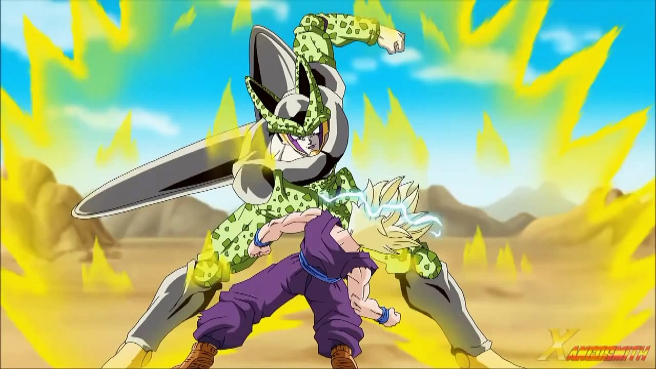 Dragon ball Z Gohan VS Cell Fan Animation Full Clip English Dub