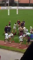 Bagarre entre les cadets de Tyrosse et de la Section Paloise