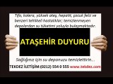 Ataşehir İstanbul su deposu temizliği ve izolasyonu TEKDEZ