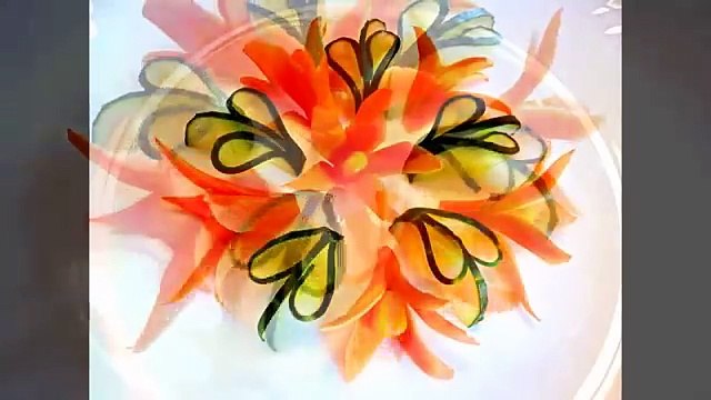 5 Лайфхаков Как красиво нарезать морковь. Цветы из моркови! Как красиво оформить стол !