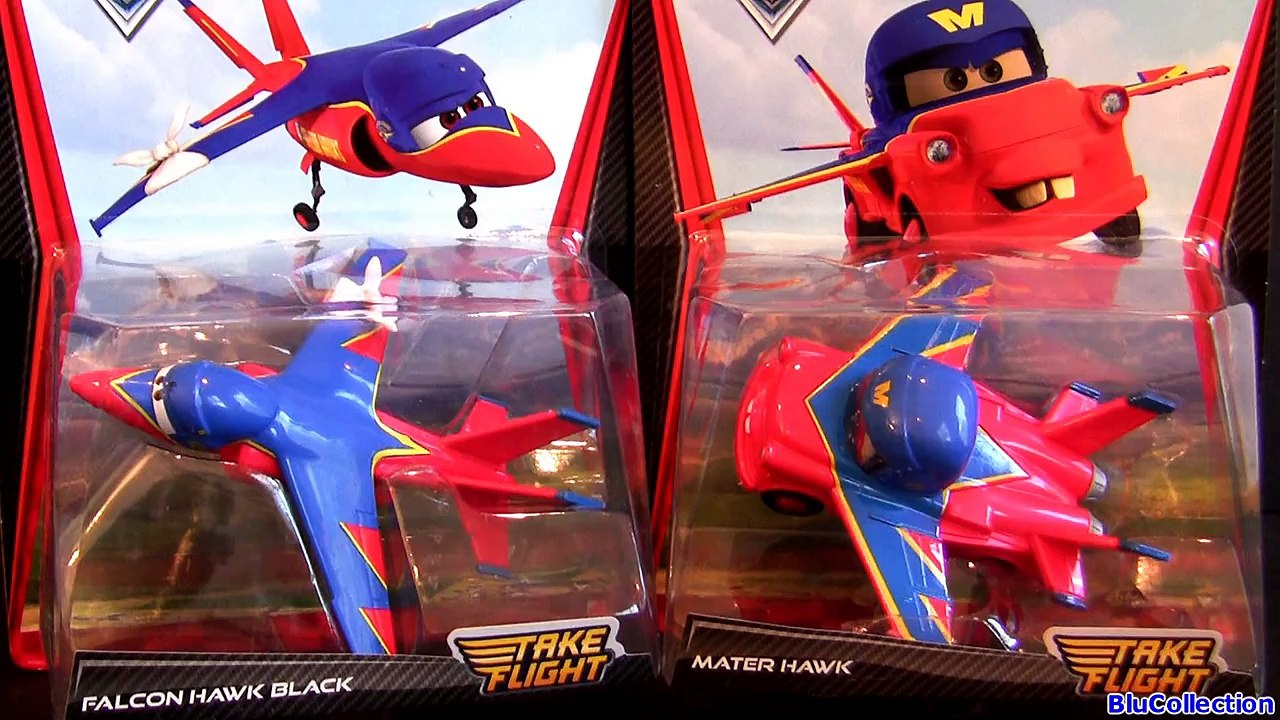 Cars Toons Damaged Falcon Hawk Black & Mater Hawk Take Flight planes Disney Air Mater airplanes