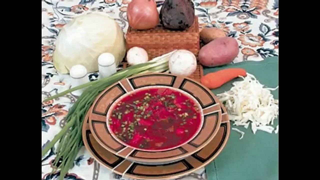 Борщ с грибами