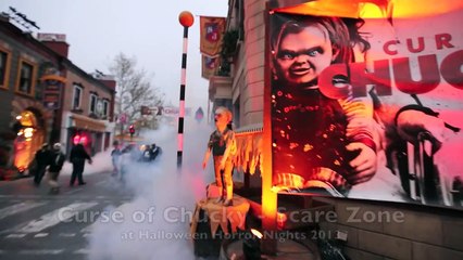 Curse of Chucky : Scare Zone (HD POV) - Halloween Horror Nights 2013 at Universal Studios, CA