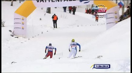 Супер-финиш Александра Легкова,эстафета,Рыбынск 2011.webm