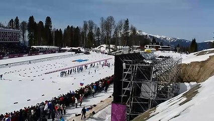 Финиш лыжной гонки 50 км.Легков, Вылегжанин,Черноусов