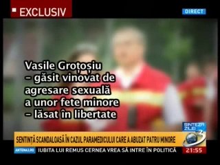 SCANDALOS SI DRAMATIC: paramedic pedofil in libertate dupa ce a a abuzat 4 minore intr-o tabara. MARTURIA UNEI MAME