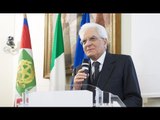 Roma - Intervento del Presidente Mattarella alla sede dell'INMP (03.03.16)