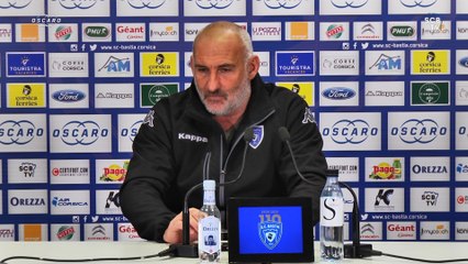 Bastia-Lorient : Conf. d'avant-match de F. Ciccolini
