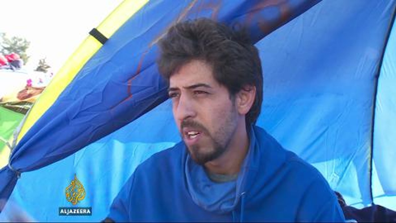 Conditions deteriorate amid chaos at Greek refugee camp