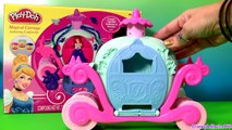 Play Doh Magical Carriage Disney Princess Cinderella | Play Doh Brillante con Glitter Carroza Mágica