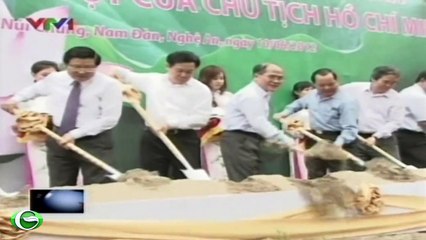 Khởi công xây dựng đền thờ các cụ thân sinh Chủ tịch Hồ Chí Minh