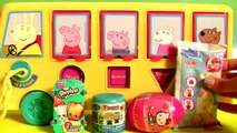 Play Doh Peppa Pig School Bus Pop-up Surprise - Ônibus Escolar Levando Pig George pra Escola