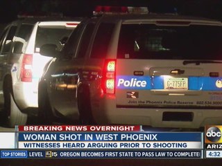 Woman shot in the chest in West Phoenix