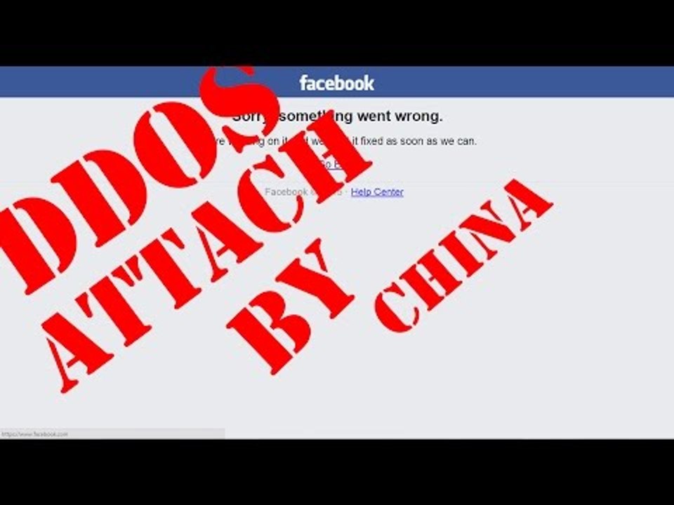 Facebook being massive DDOS attack by China and South korea showed on Norse Attack "9/29/2015"
