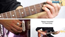 How to Play Mission Impossible TV Theme Song on Guitar