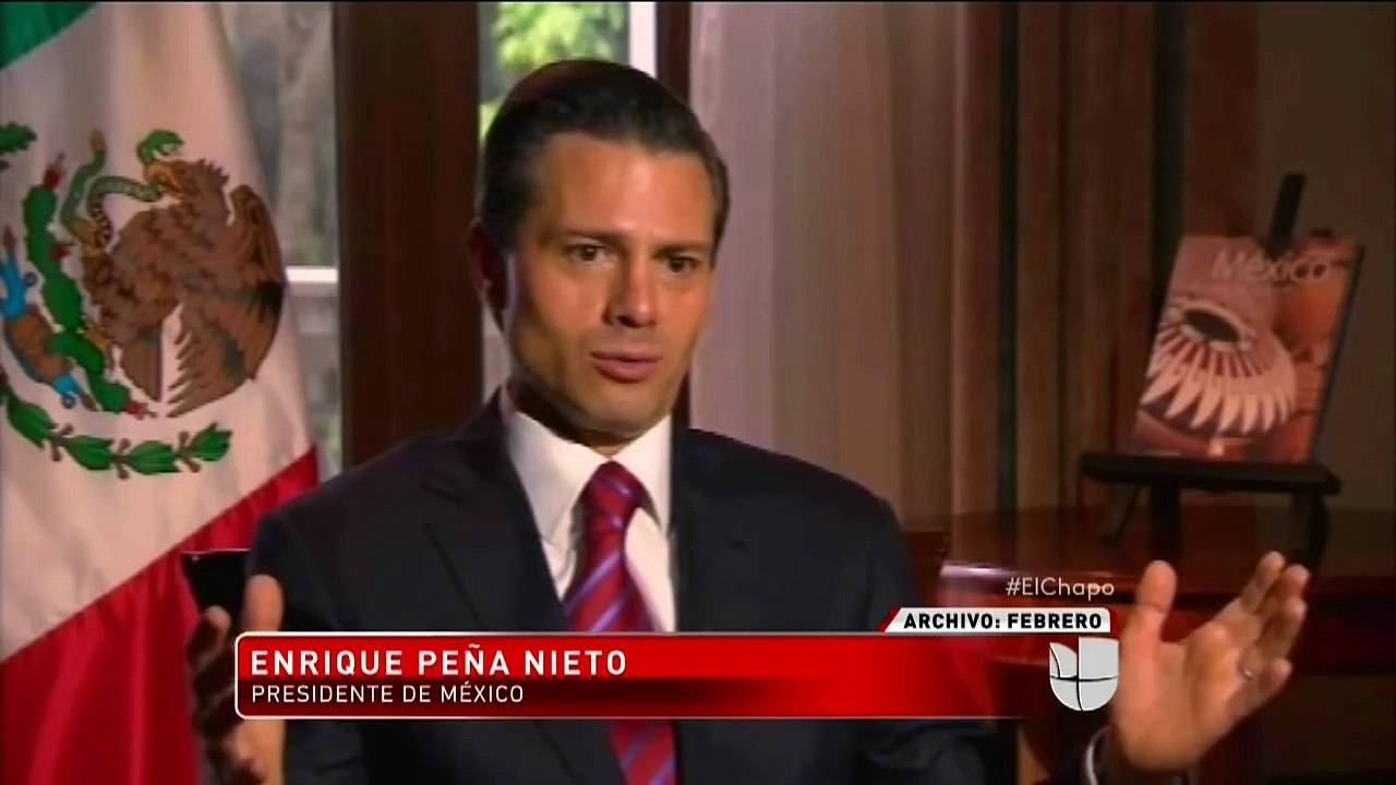 ENRIQUE PEÑA NIETO: SERíA IMPERDONABLE OTRA FUGA DEL CHAPO GUZMAN